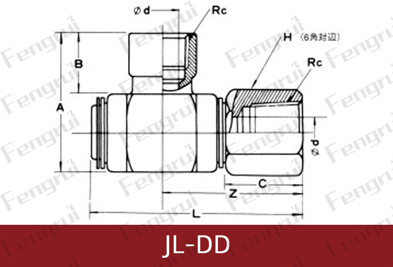 JL-DD液压旋转接头图纸